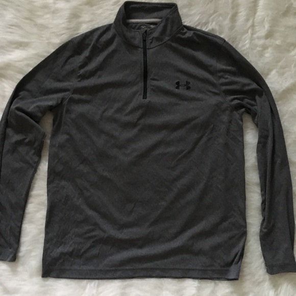 Under Armour Other - Men’s Under Armour Medium Gray 1/4 Zip Long Sleeve